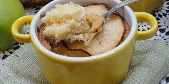 Творожно-яблочное суфле