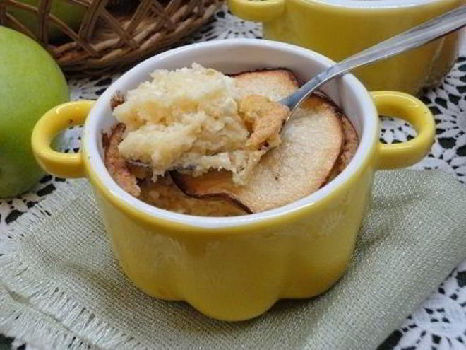 Рецепт творожно-яблочного суфле