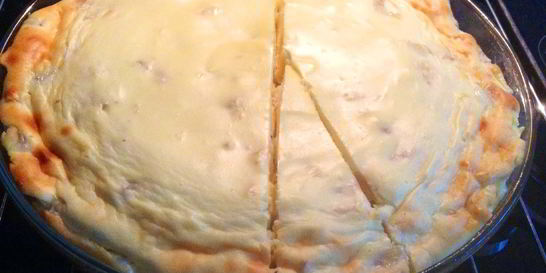 Творожное суфле с бананом