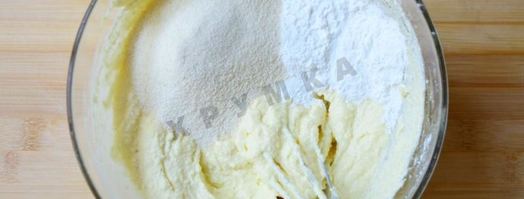 творожное суфле с черникой. Шаг 3