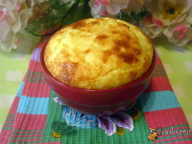 Рецепт творожного суфле с изюмом