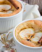 Творожное суфле с яблоками