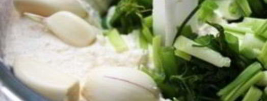 творожное суфле с зеленой фасолью. Шаг 3