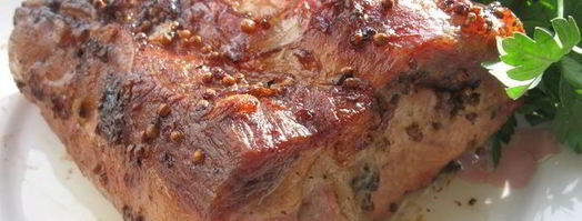 запеченная свинина с суфле из зеленого горошка бабочки прилетели. Шаг 5