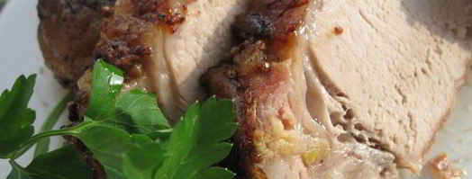 запеченная свинина с суфле из зеленого горошка бабочки прилетели. Шаг 6