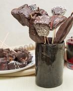 Свежие фрукты в шоколаде