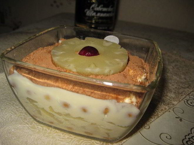 Рецепт тирамису ананасы в шампанском