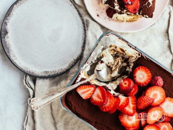 Рецепт тирамису клубничный