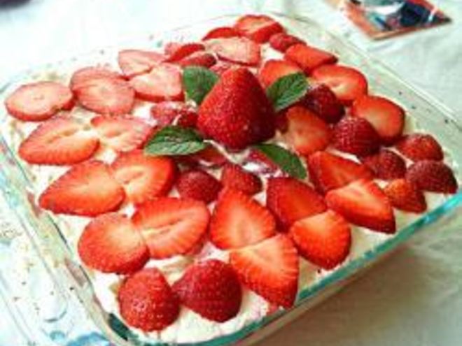 Рецепт тирамису с клубникой