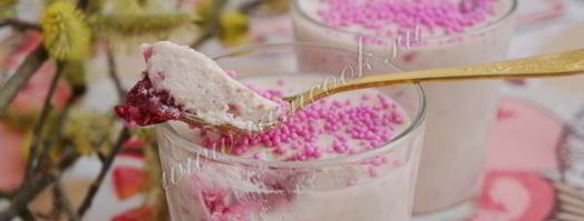 творожное желе с вишней. Шаг 11