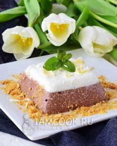 Творожный десерт с желатином