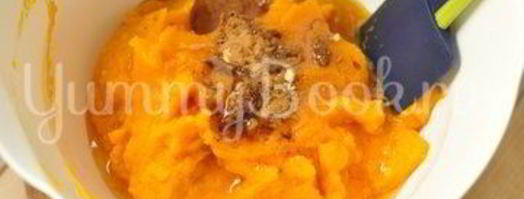 тыквенный десерт с медом. Шаг 4