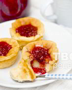 Ванильные манные пудинги