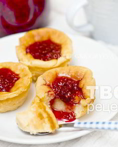 Ванильные манные пудинги