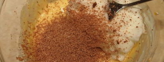 яблочные колечки в шоколадном кляре. Шаг 3