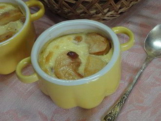 Рецепт яблок, запеченных в сливках