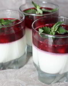 Ягодно-йогуртовый десерт