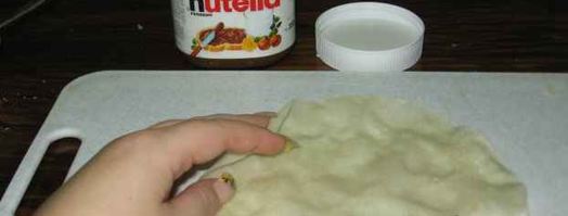 эгроль с персиками и шоколадным соусом. Шаг 21