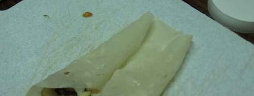 эгроль с персиками и шоколадным соусом. Шаг 27