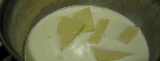 эгроль с персиками и шоколадным соусом. Шаг 41