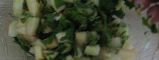 эгроль с персиками и шоколадным соусом. Шаг 6