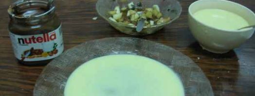 эгроль с персиками и шоколадным соусом. Шаг 56