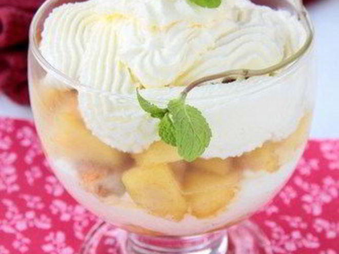 Рецепт жареных груш и айва с мандариновой цедрой