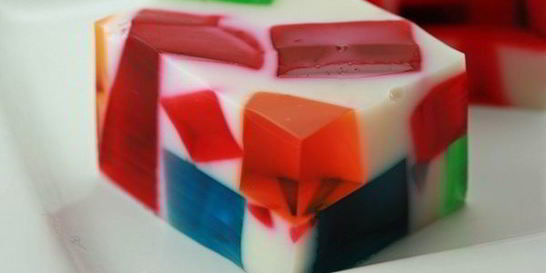 Желе-десерт Разбитое стекло