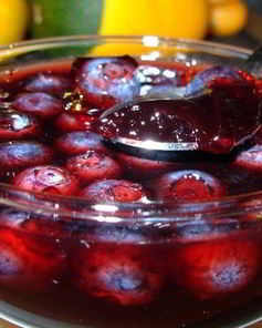 Желе из голубики