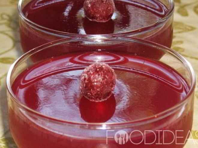 Рецепт желе из замороженных ягод