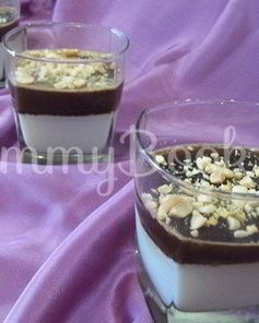 Желе молочно-кофейное