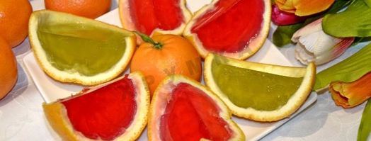 желе в апельсине. Шаг 5