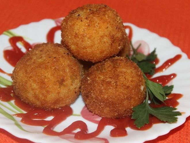 Рецепт аранчинь — рисовых шариков с мясной начинкой