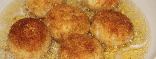 аранчини — рисовые шарики с мясной начинкой. Шаг 5