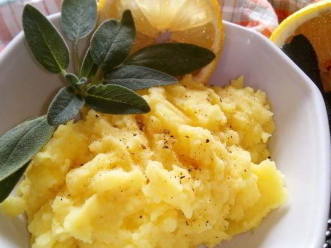 Рецепт ароматна-пряного пюре с шалфеем и лимоном