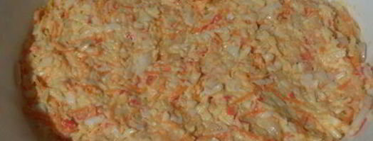 биточки из крабовых палочек. Шаг 7