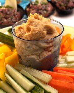 Бобовая паста с овощами