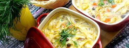 домашняя лапша в горшочке. Шаг 12