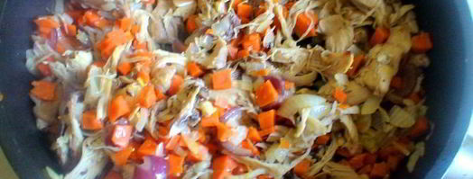 домашняя лапша в горшочке. Шаг 6