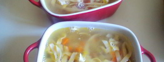 домашняя лапша в горшочке. Шаг 7