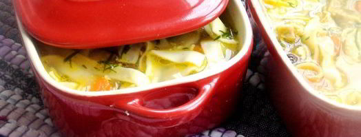 домашняя лапша в горшочке. Шаг 8