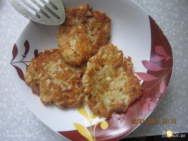 Рецепт драников с сыром
