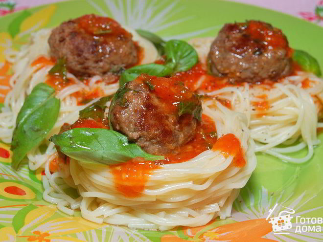 Рецепт фрикаделек в томатном соусе