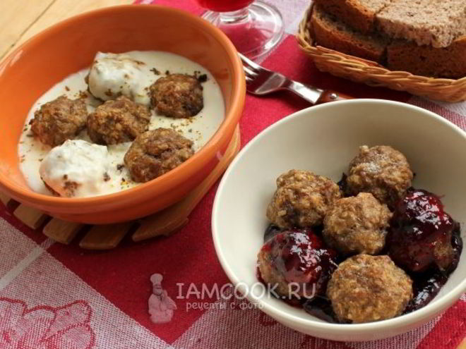 Рецепт шведских фрикаделек