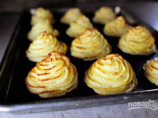 Рецепт гарнира герцогиня из картофеля