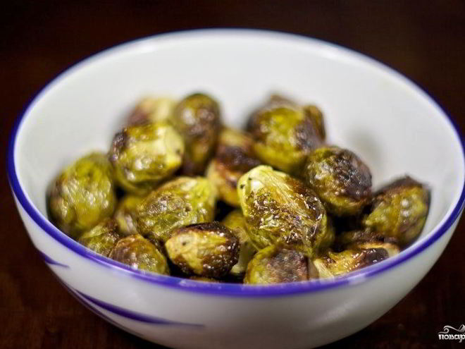 Рецепт гарнира из брюссельской капусты