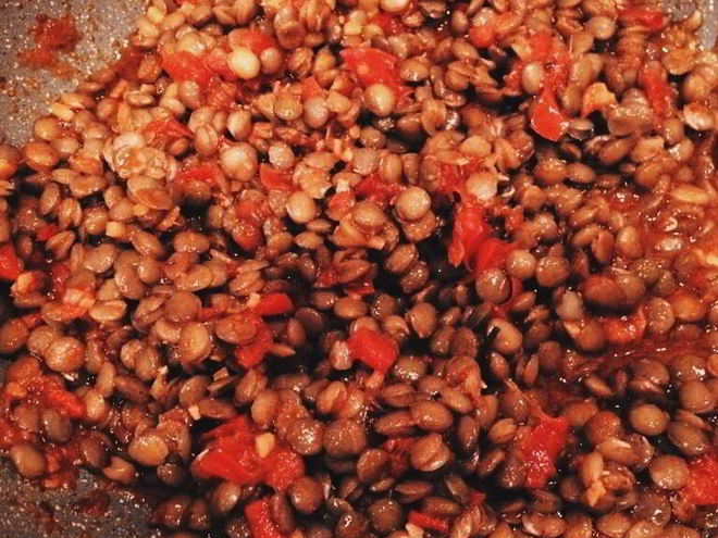 Рецепт гарнира из чечевицы по-азиатски