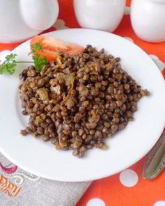 Гарнир из чечевицы