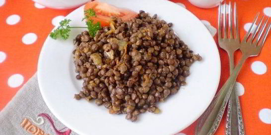 Гарнир из чечевицы