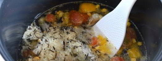 гарнир из риса с португальской смесью в мультиварке. Шаг 7